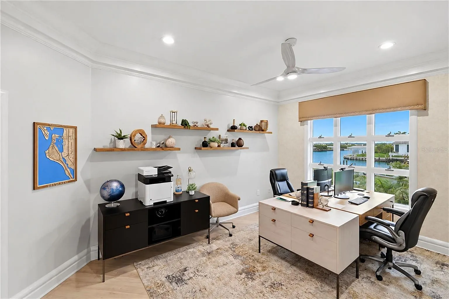 Office with water view