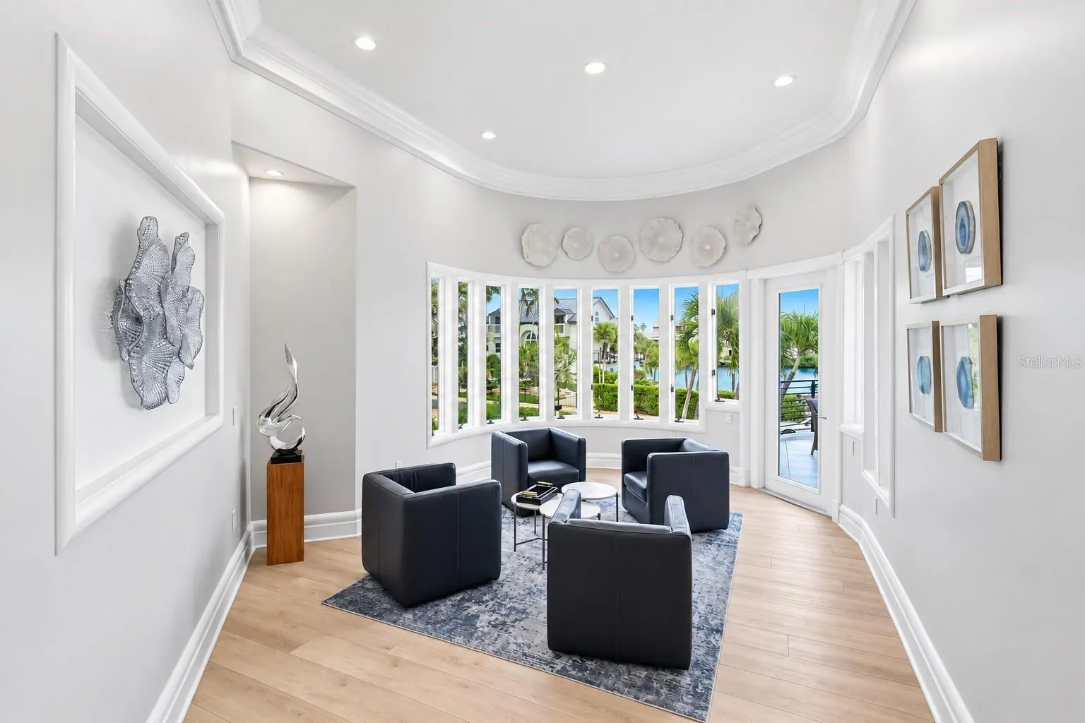 Water views, and access to the front balcony