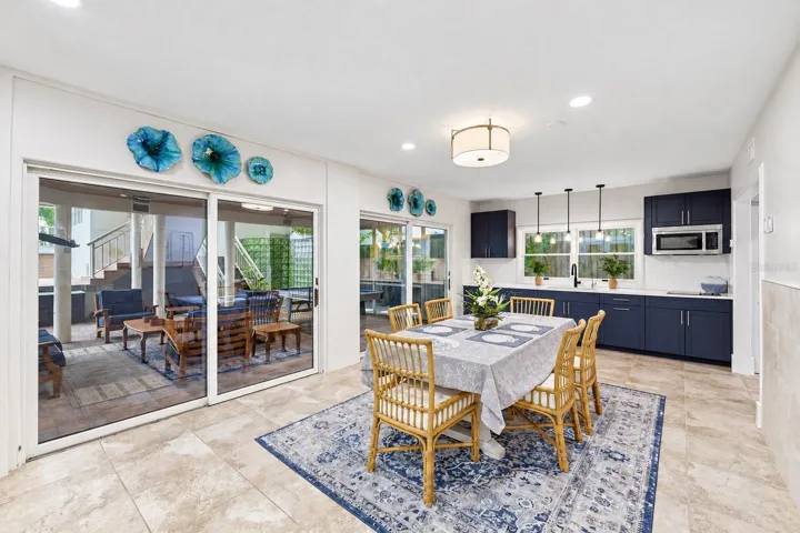 Ground level, private kitchen, three kitchens total in this home