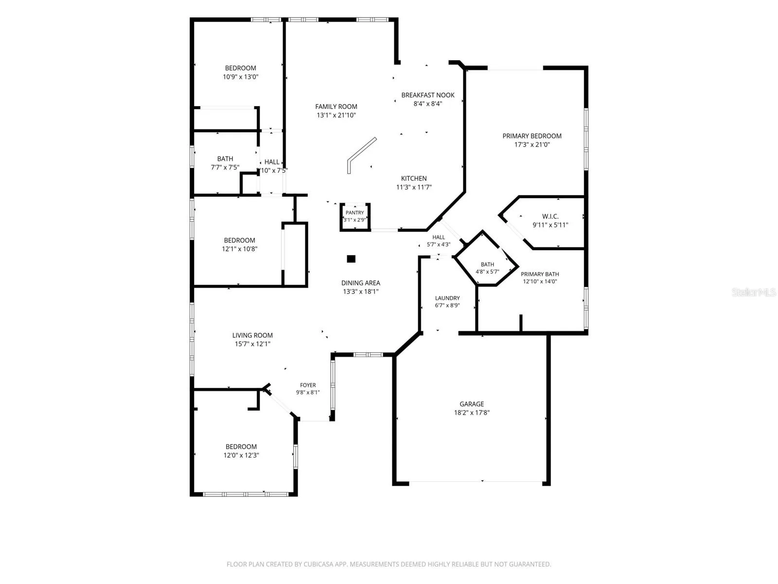 Floor plan with approx. dimensions