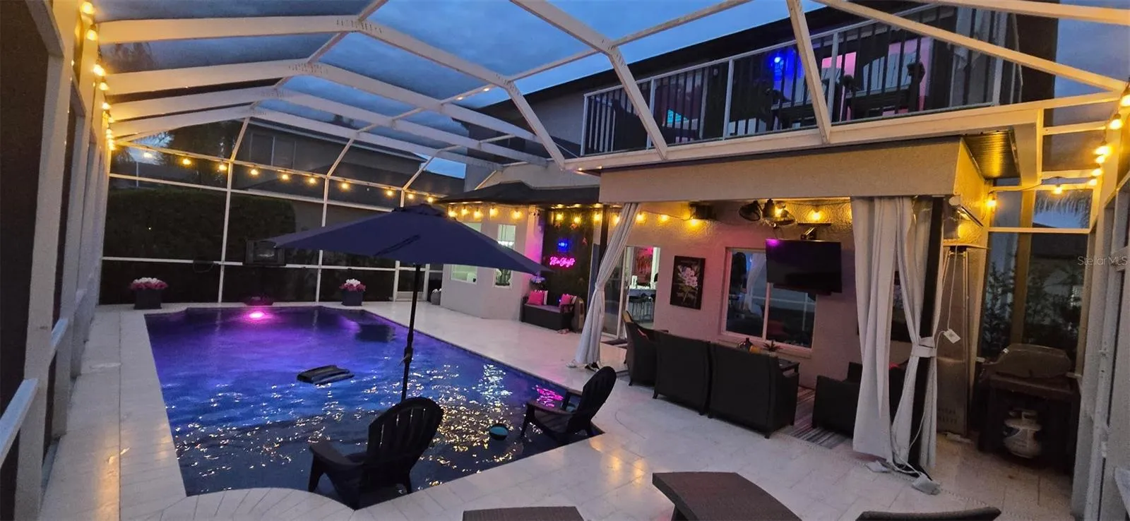 Evening Pool