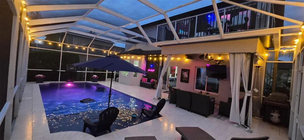 Evening Pool