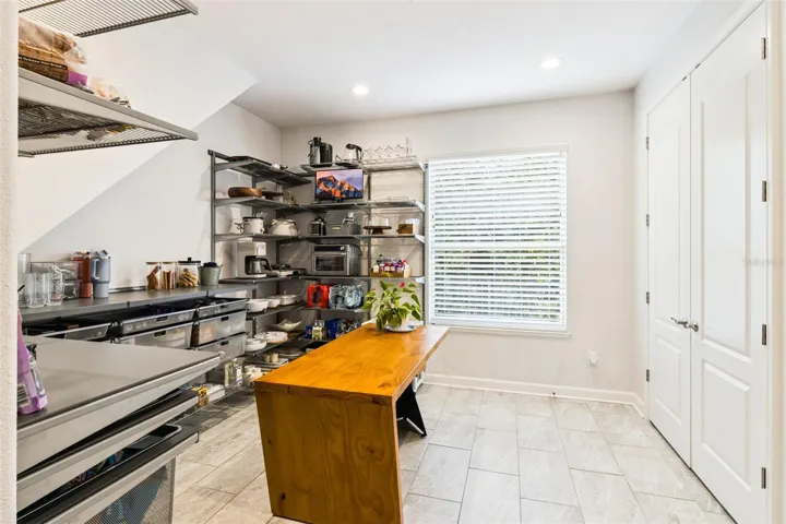 First floor flex space (currently being used as a pantry but can be a bedroom)