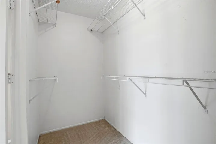 A walk in closet in the guest bedroom as well.