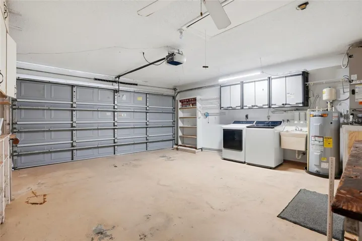 2 car garage. Washer and dryer were replaced in 2024.