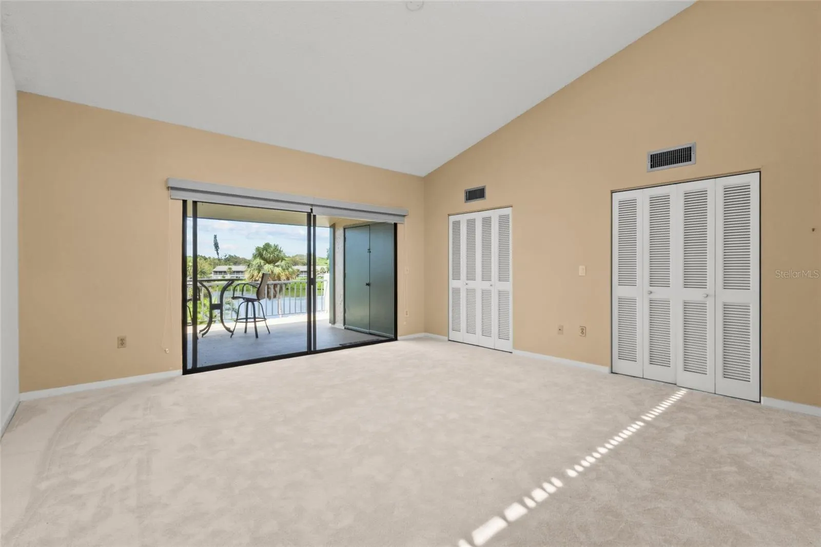 Master bedroom with bay views