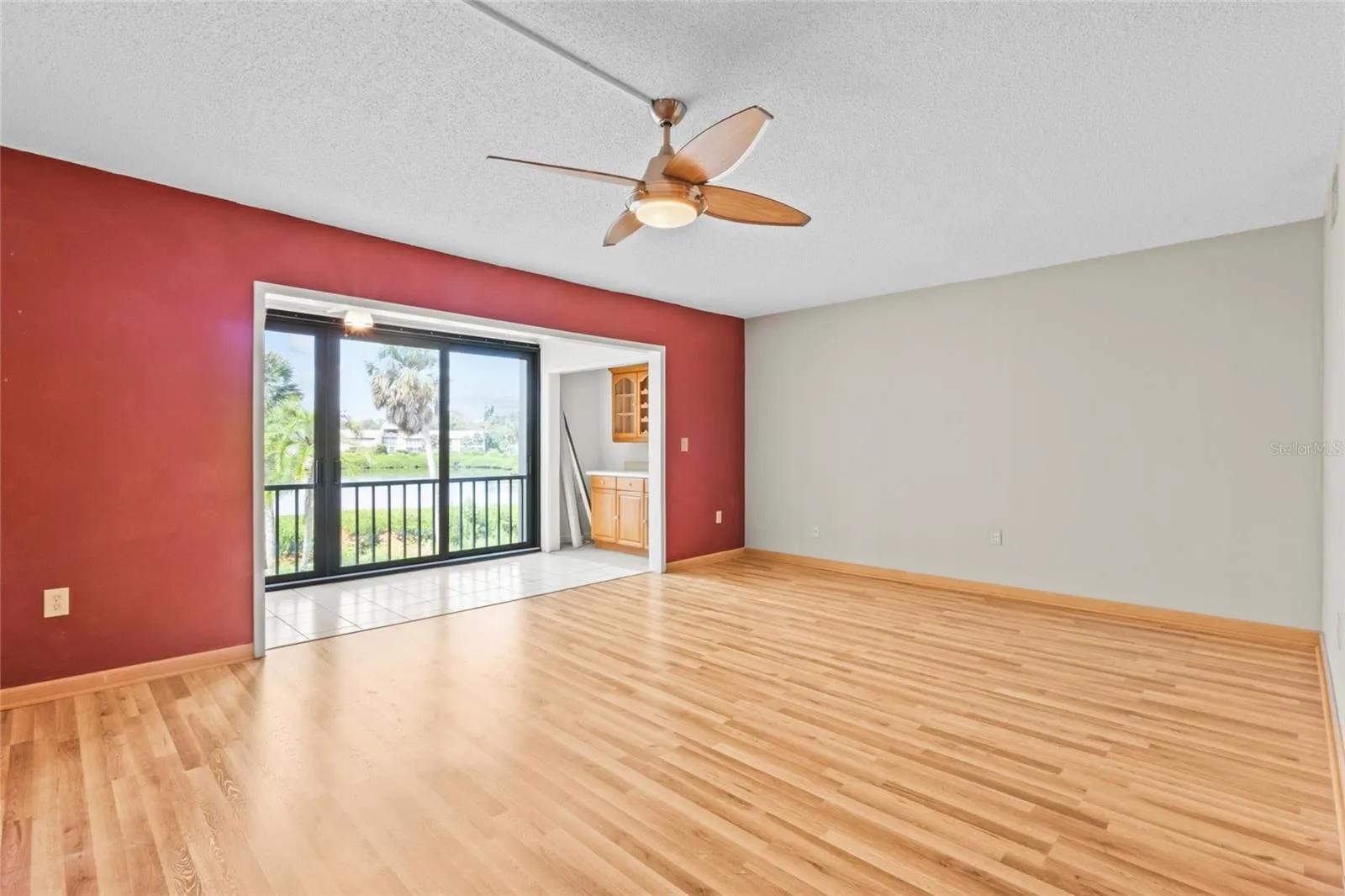 Living Room with bay views