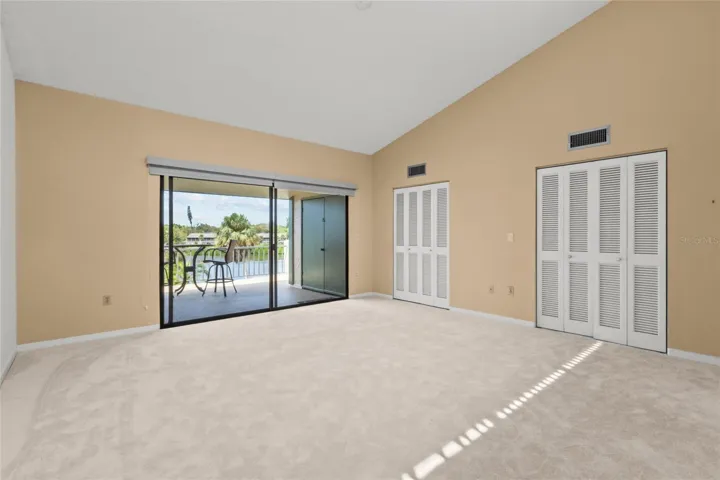 Master bedroom with bay views