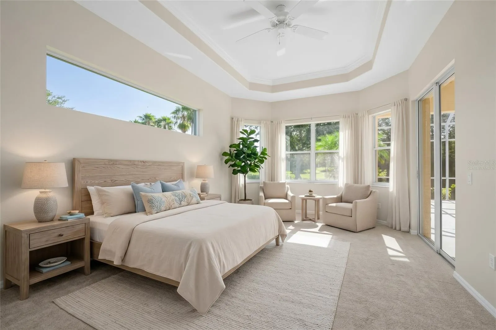 Primary Bedroom Virtually Staged