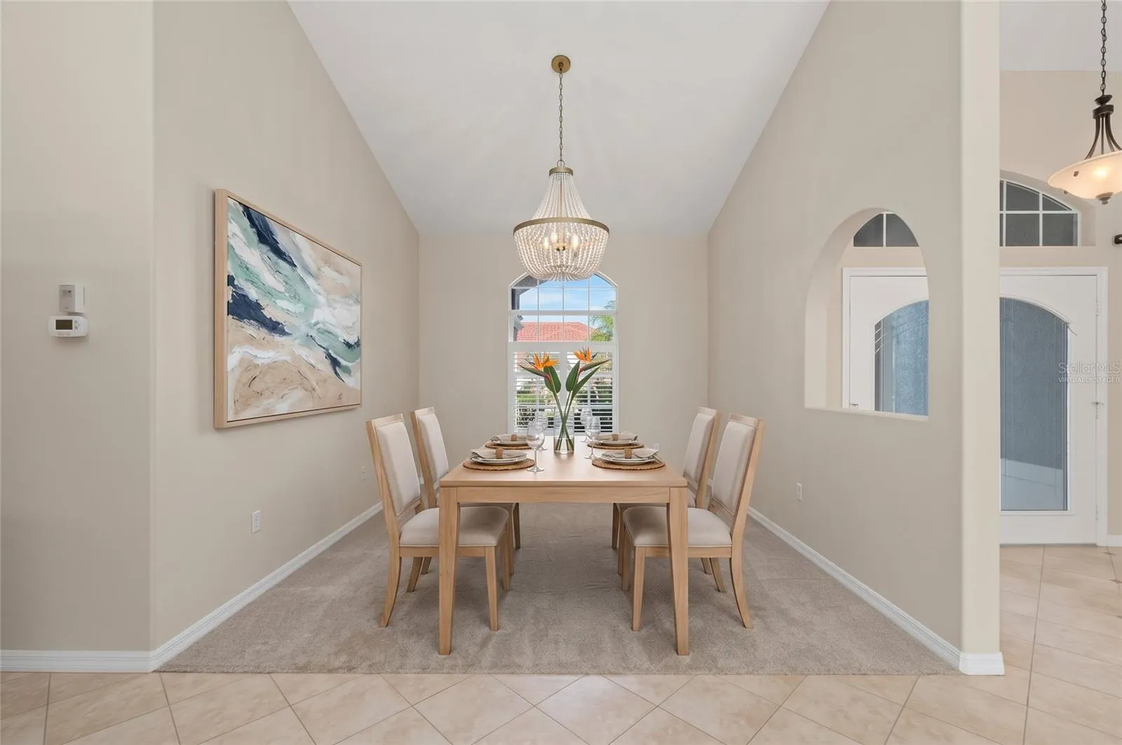 Dining Room Virtually Staged