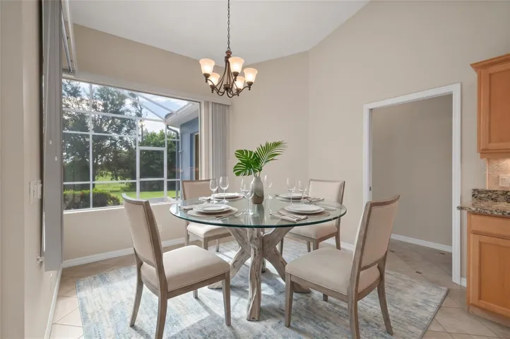 Eat in Kitchen Virtually Staged