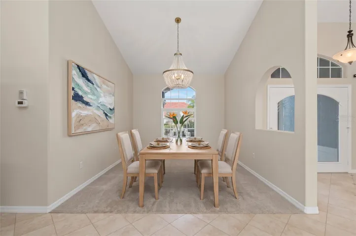 Dining Room Virtually Staged