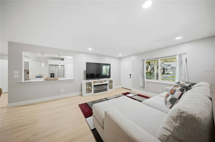Light Filled Open Concept Living Room