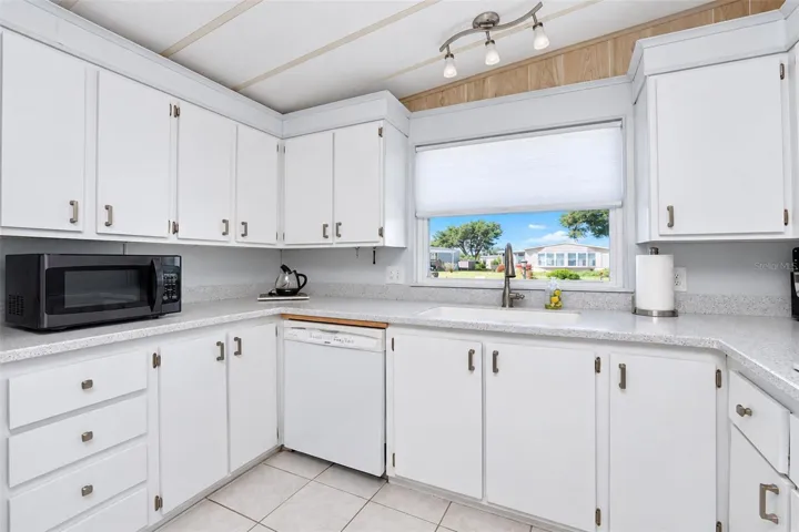 Updated hardware on the cabinetry have refreshed the look!
