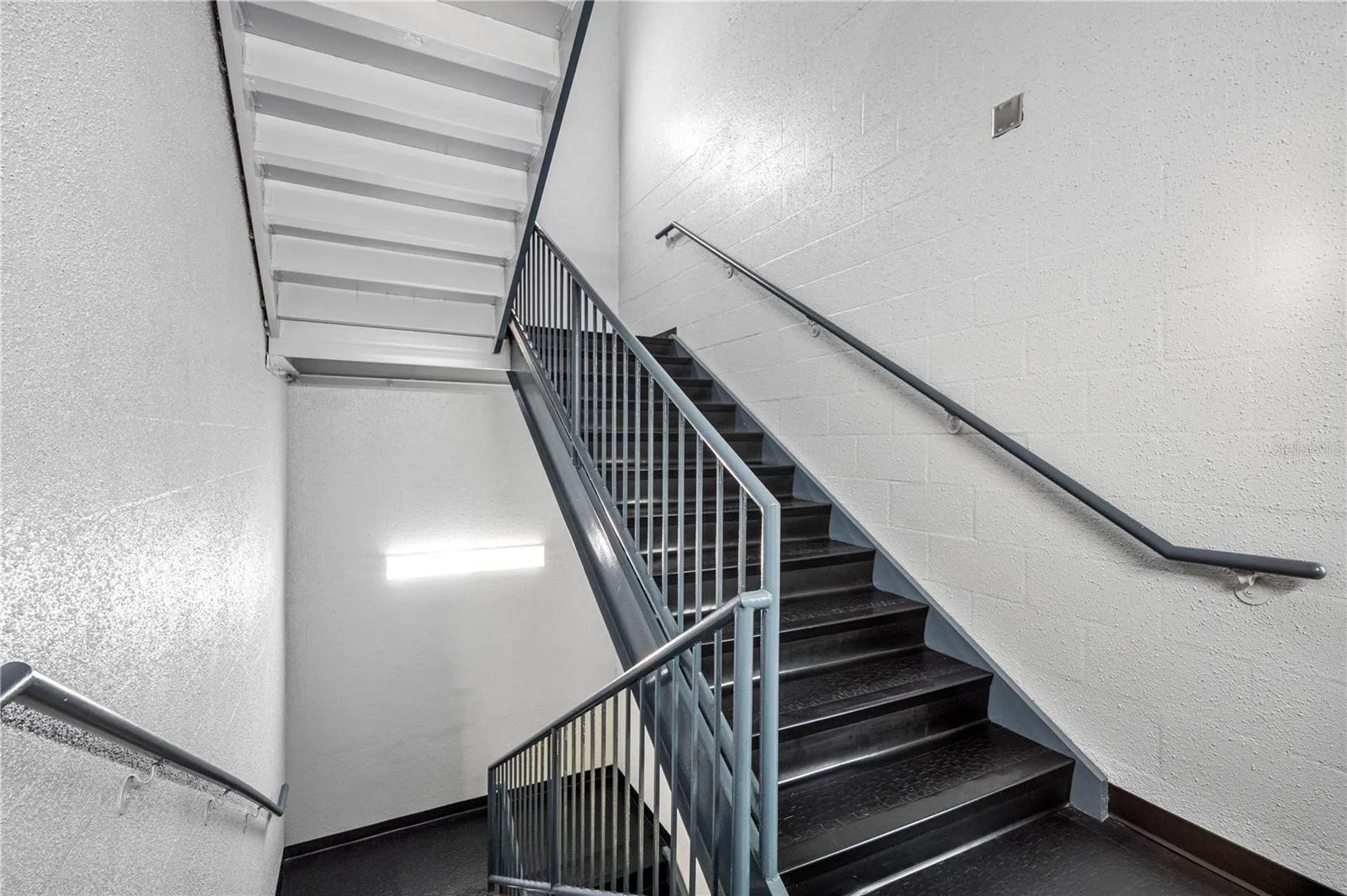 Stairwells have all been remodeled, no slip flooring