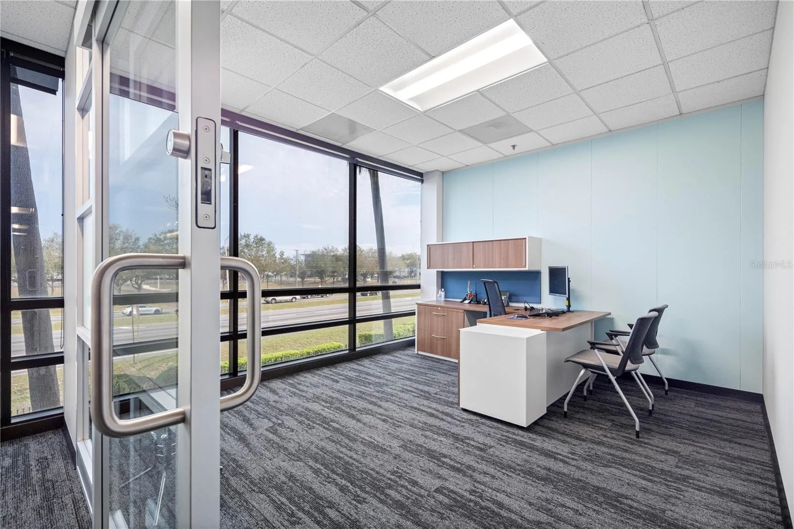 Windowed private offices