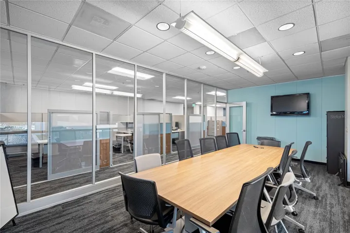 Meeting rooms.