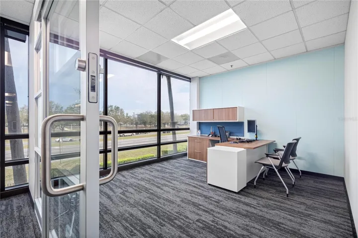 Windowed private offices
