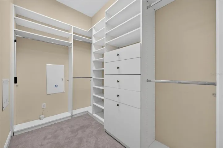 Primary walk-in closet