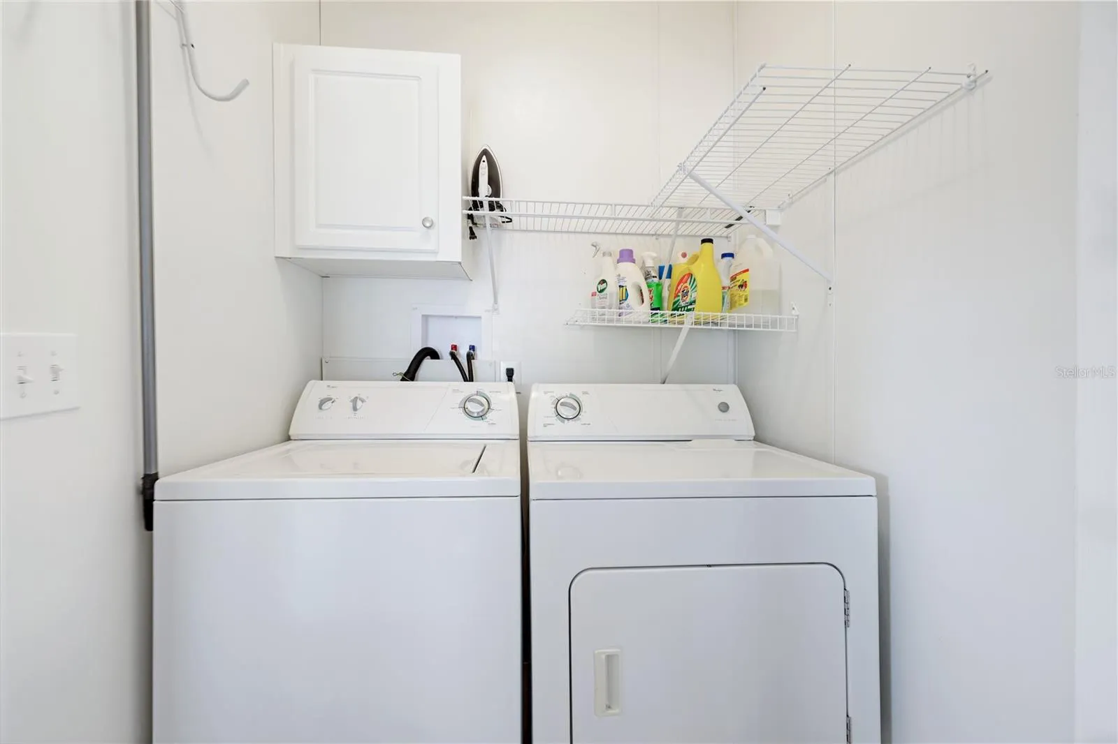 Inside Laundry Closet