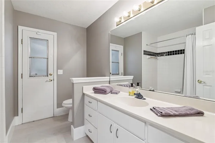 Bathroom 2 with Access to Lanai