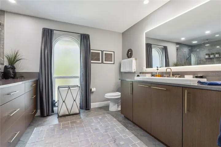 Owner's Vanity with LED Mirror