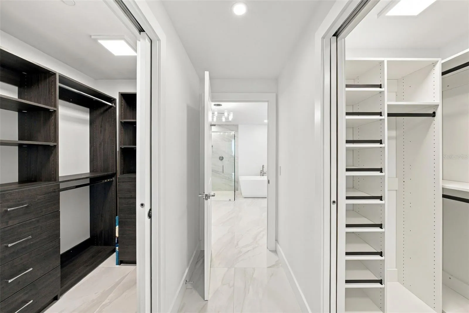 Owners Suite Closets