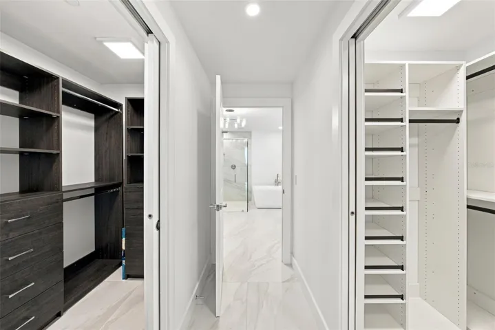 Owners Suite Closets