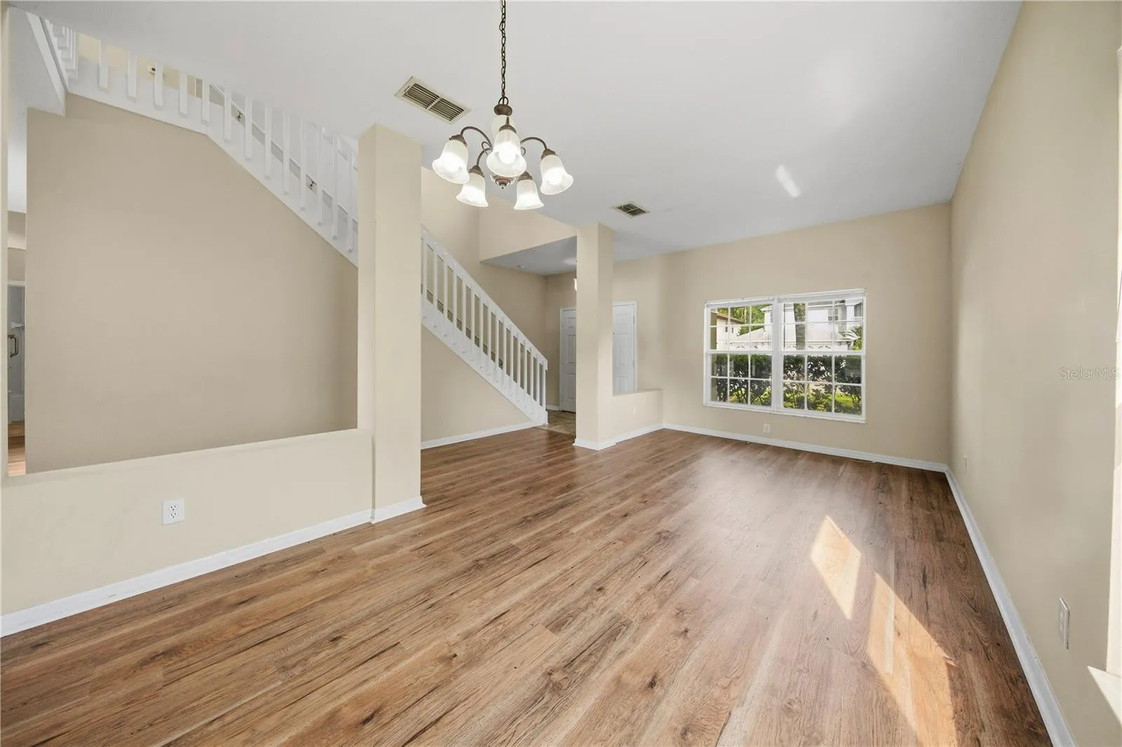 Formal living and dining area