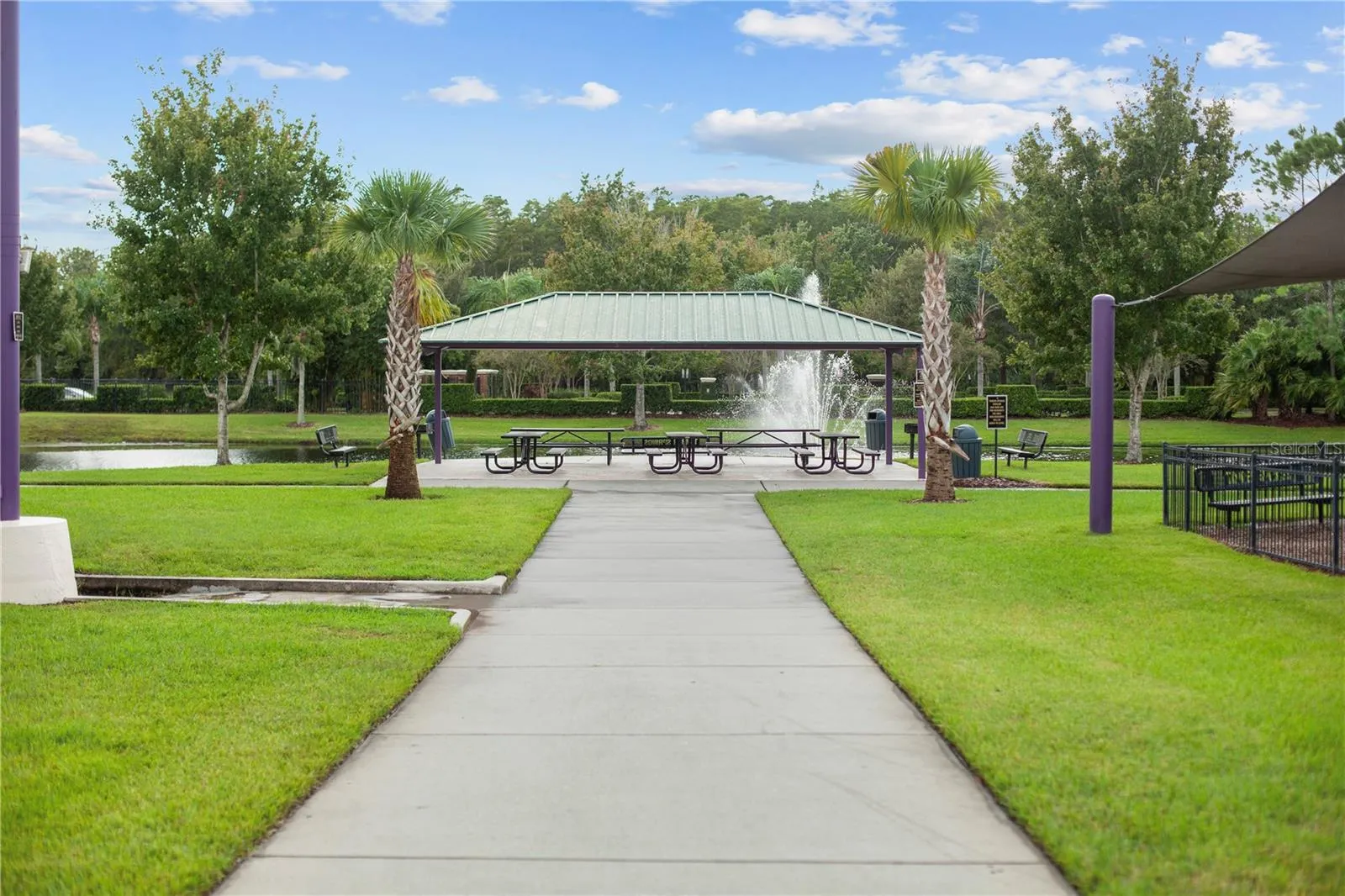 Pavilion perfect for simple picnic or celebrations