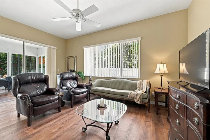 Luxury vinyl plank flooring &amp; private entrance
