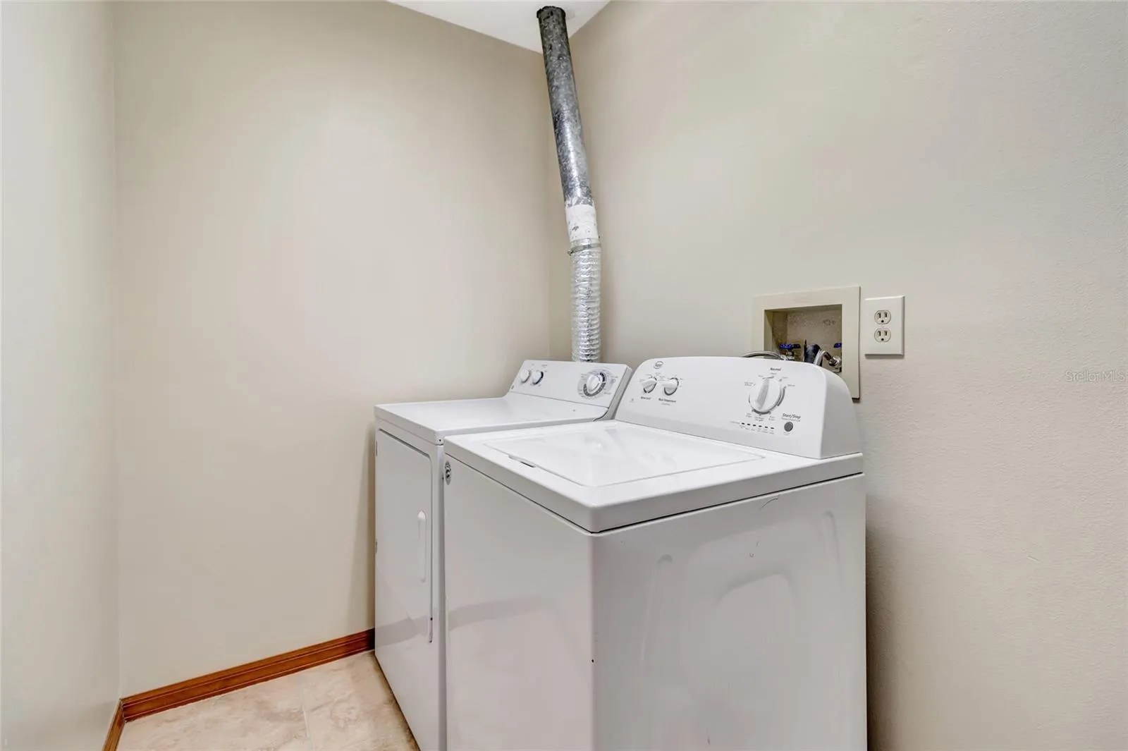 Laundry room just off garage