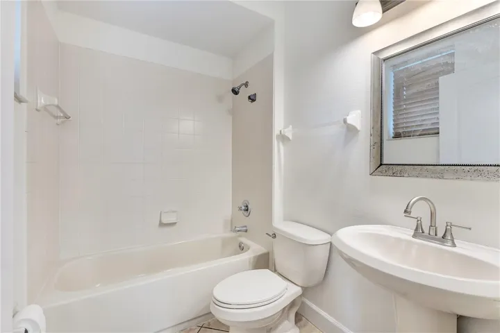 Downstairs full bath