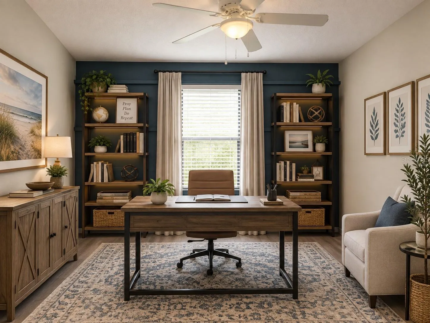 Virtually Staged Office