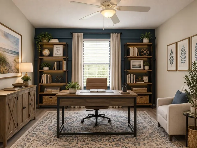 Virtually Staged Office