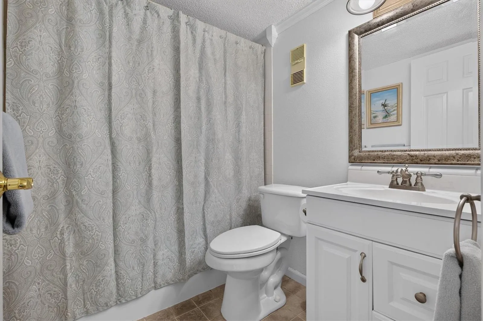 Bathroom 2 with new tub shower.