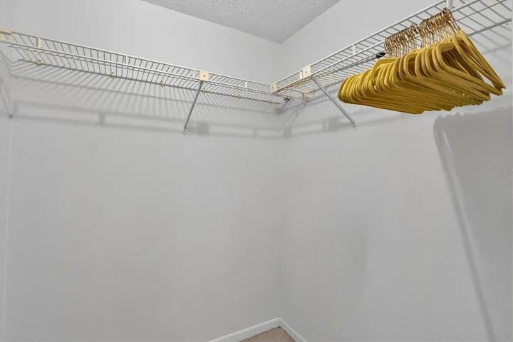 Large walk-in closet.