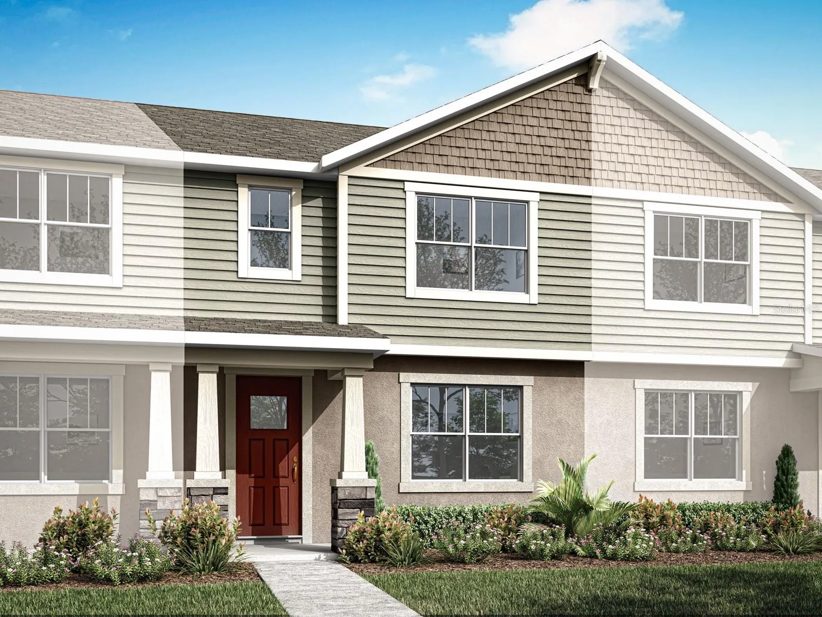 Meadowlark Landing - Catalina I Floorplan - Craftsman Elevation - Architect's Rendering