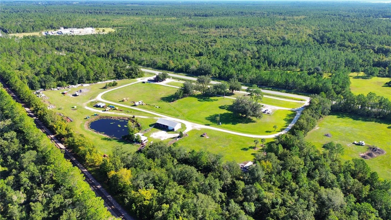 View of North and South parcels