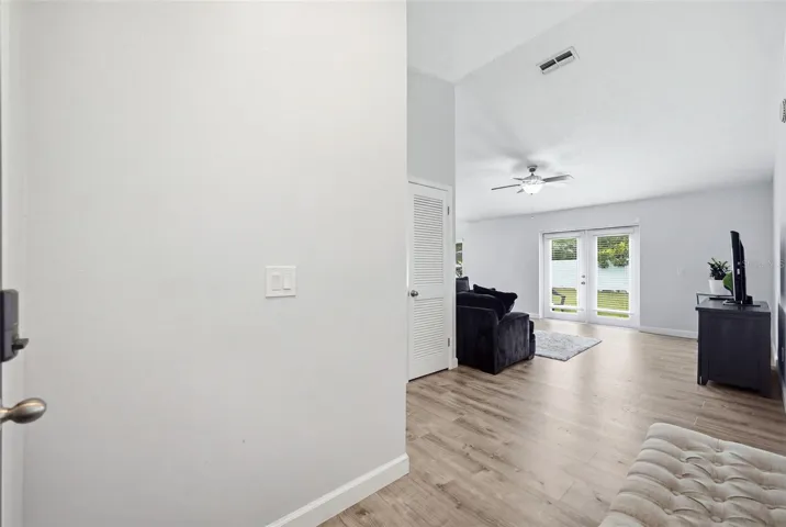 Entry way into open great room