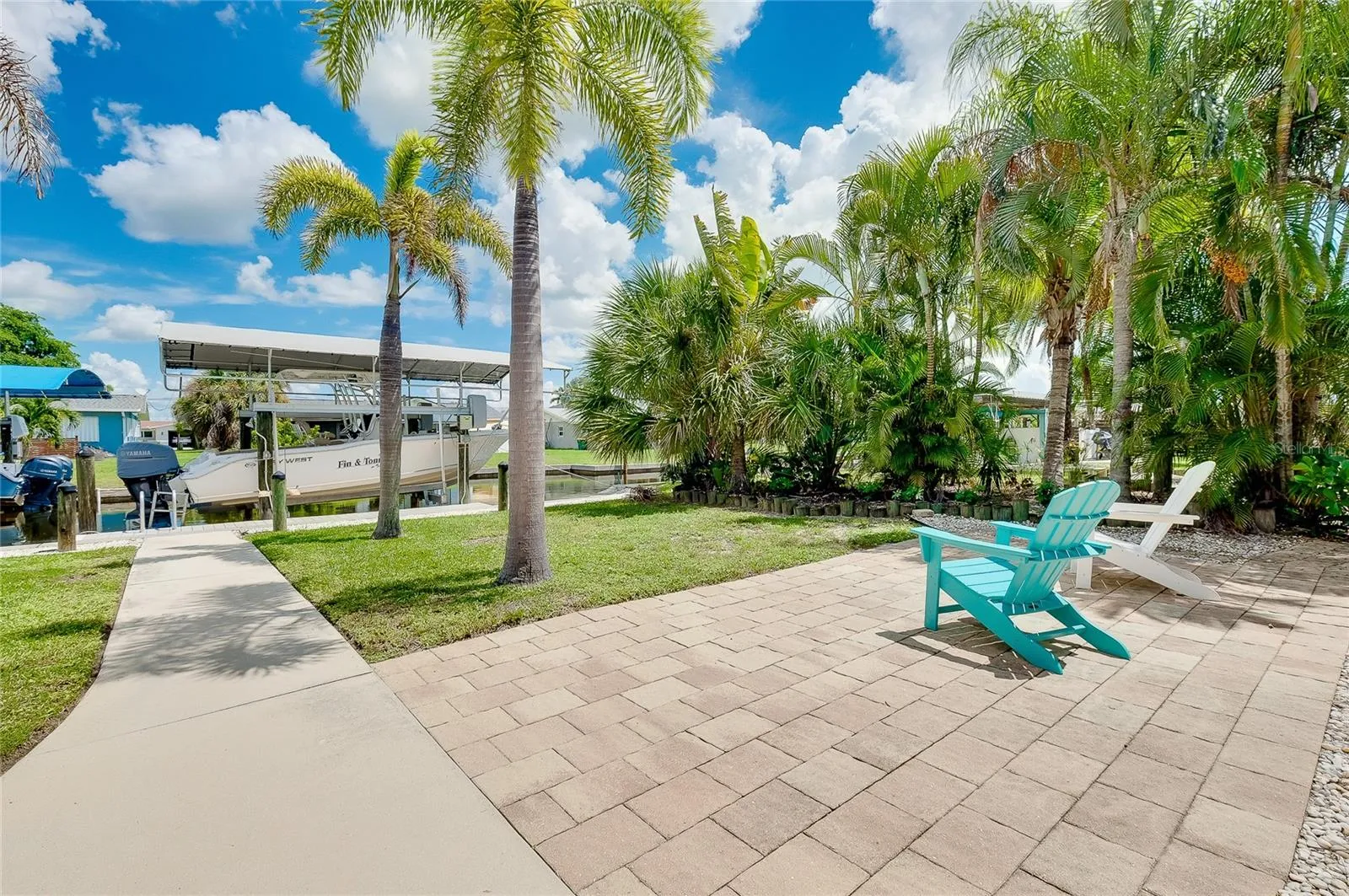 Inviting patio