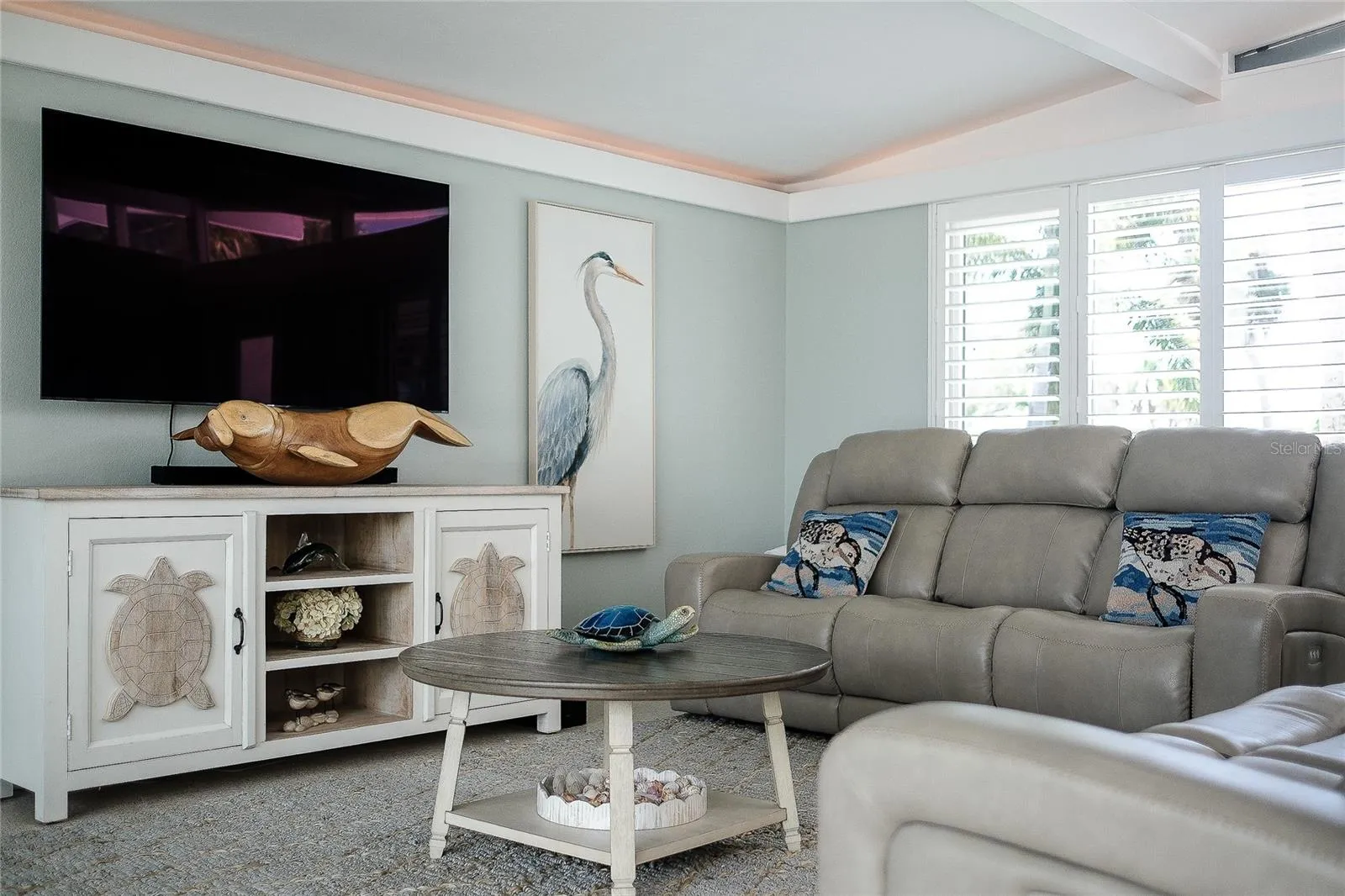 Soft coastal colors