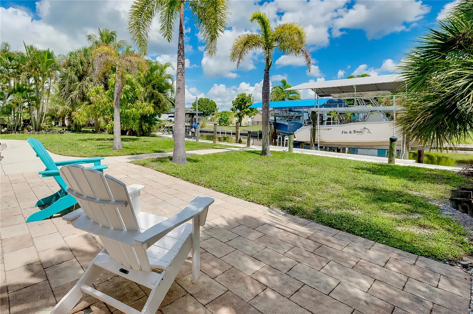 Comfortable back yard
