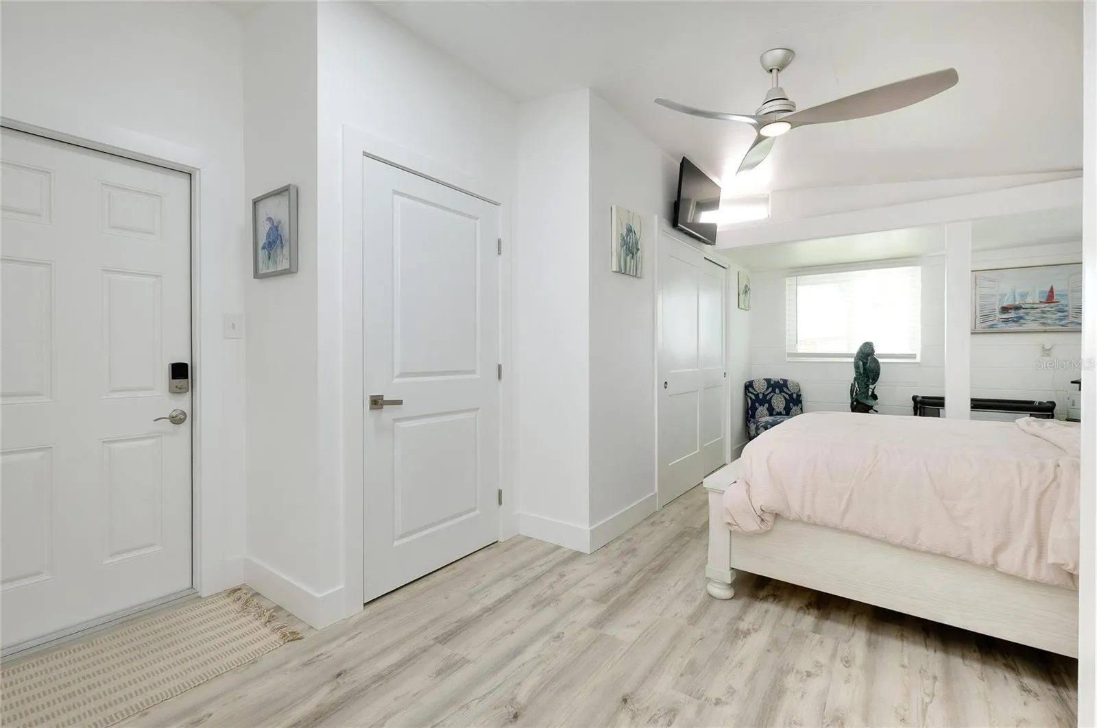 Closet and utility closet in third bedroom