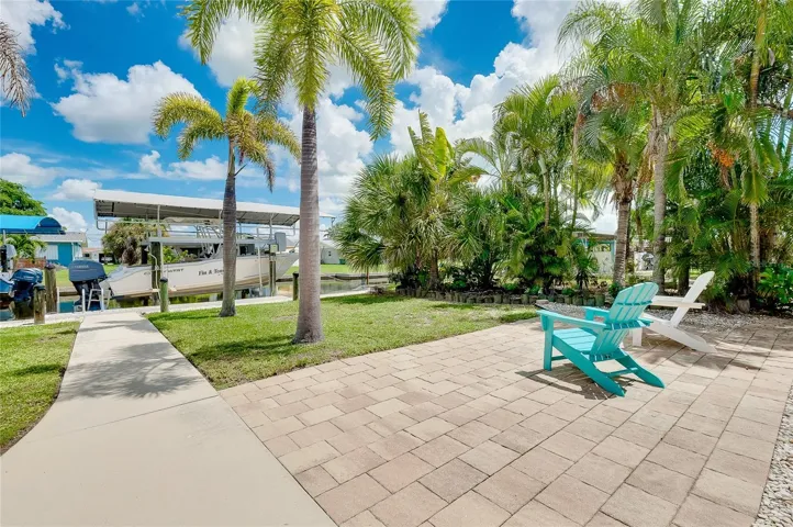 Inviting patio
