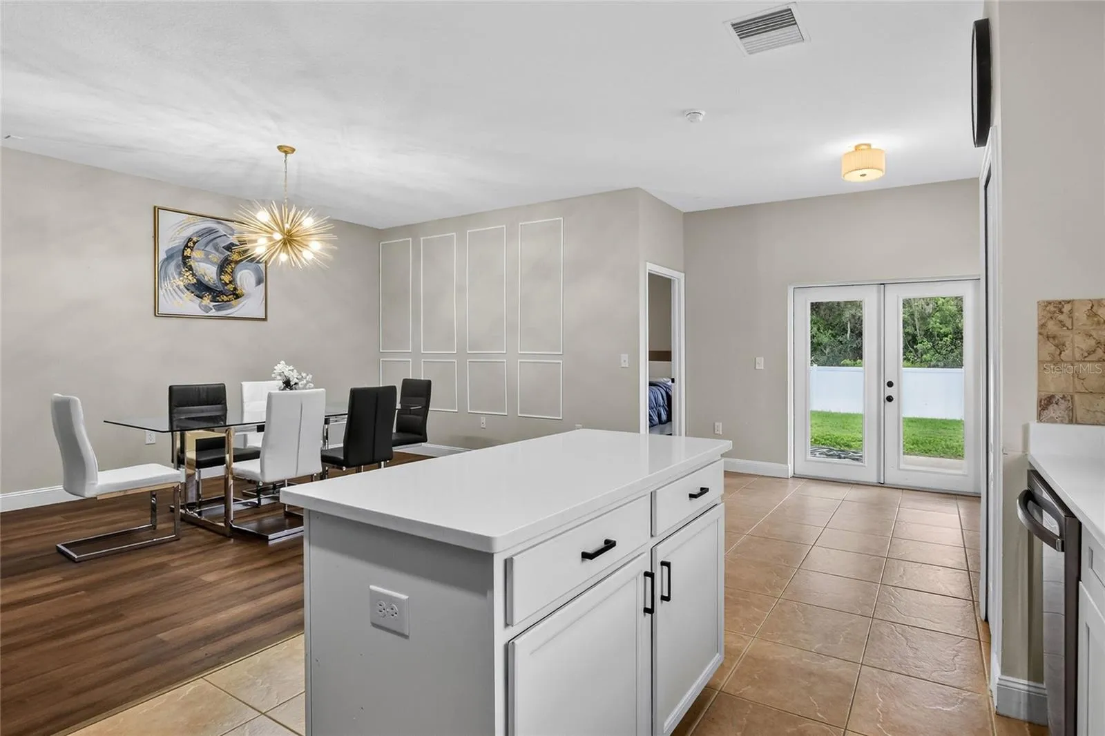 View from Kitchen to Dinning room