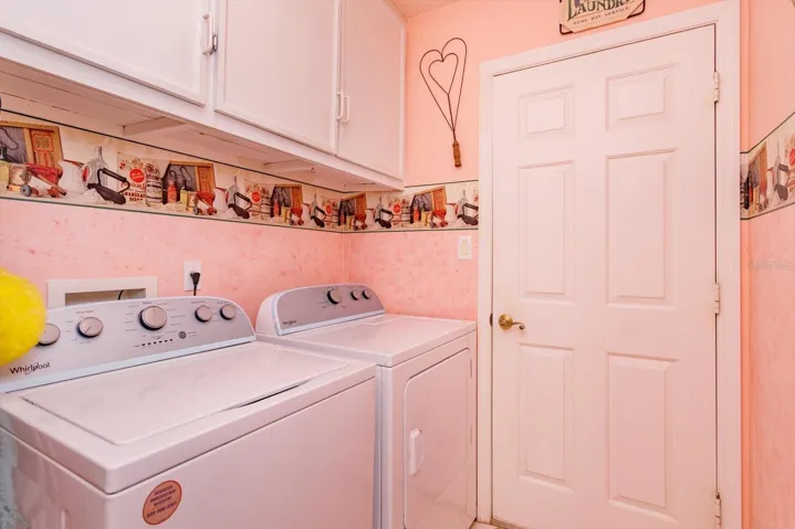 Inside laundry