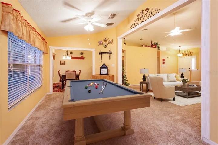 Virtually staged Den