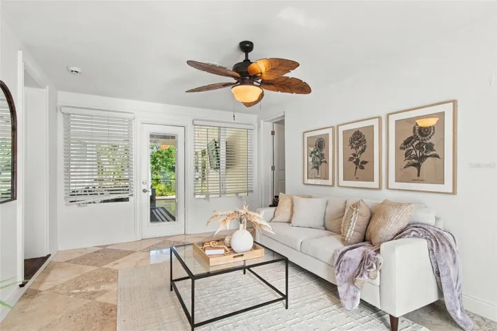 Family Room w/ Access to Lanai and Pool Area