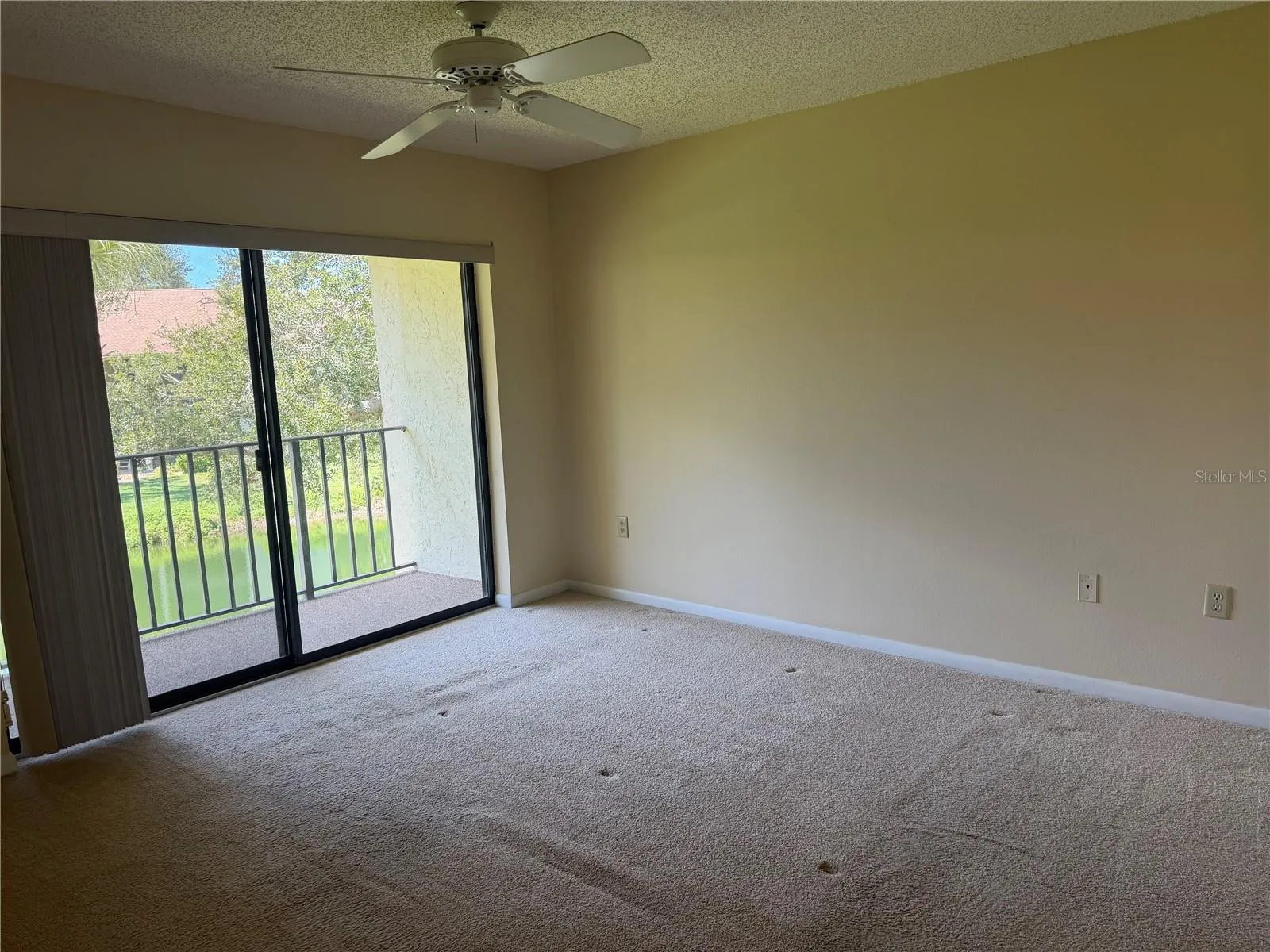 Primary bedroom has a walk in closet
